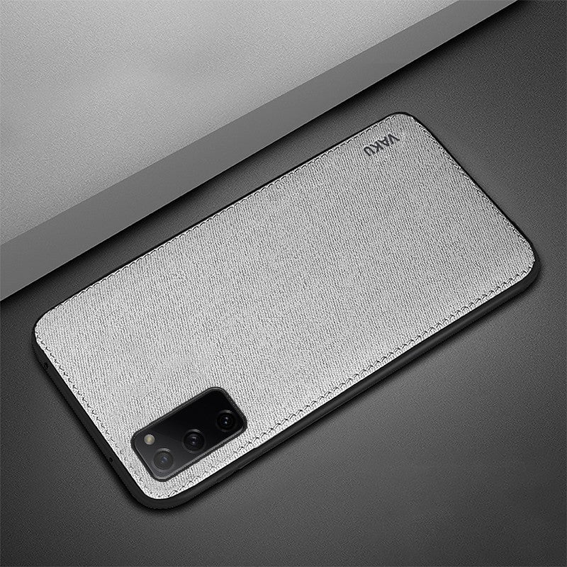 Vaku ® Samsung Galaxy S20 Luxico Series Hand-Stitched Cotton Textile Ultra Soft-Feel Shock-proof Water-proof Back Cover