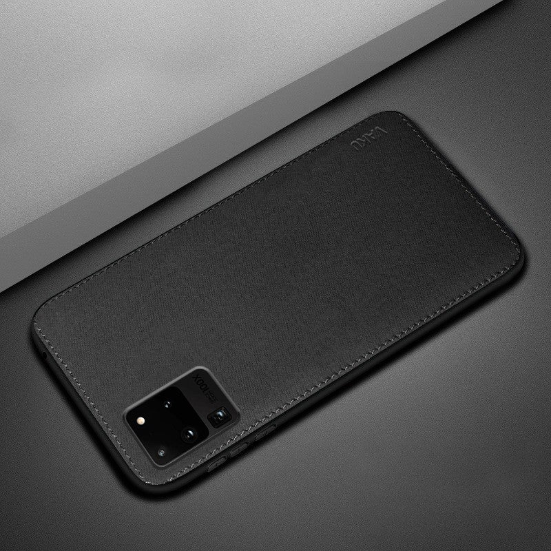 Vaku ® Samsung Galaxy S20 Ultra Luxico Series Hand-Stitched Cotton Textile Ultra Soft-Feel Shock-proof Water-proof Back Cover