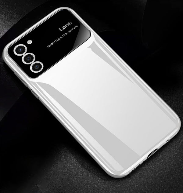 Vaku ® Samsung Galaxy S23 Polarized Large Window Glass Camera Protector Back Cover