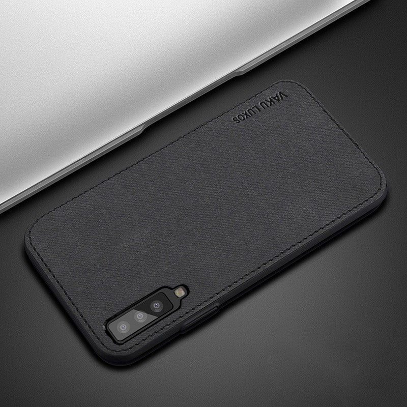 Vaku ® Samsung Galaxy A50 Luxico Series Hand-Stitched Cotton Textile Ultra Soft-Feel Shock-proof Water-proof Back Cover