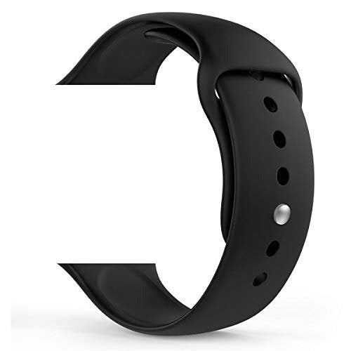 VAKU Silicon Apple Watch Wrist Strap for 42/44mm - Black