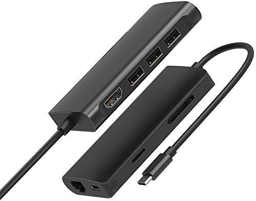 Vaku Luxos® 8IN1 USB C Multi-function USB-C / Type-C HUB Adapter Converter