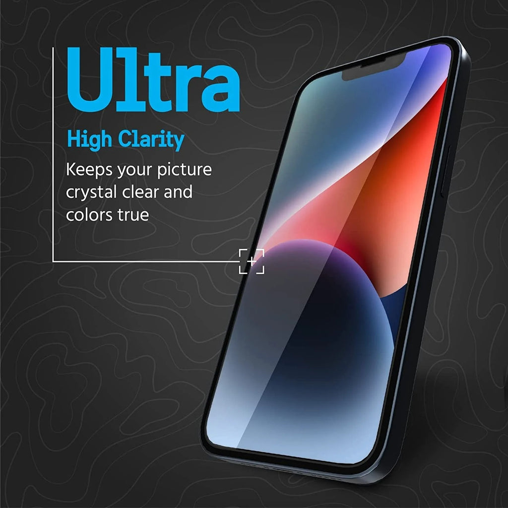 Vaku® Screen Protector for Apple iPhone 14 Plus HD Tempered Glass Anti Scratch Upgrade Edge Protection Glass