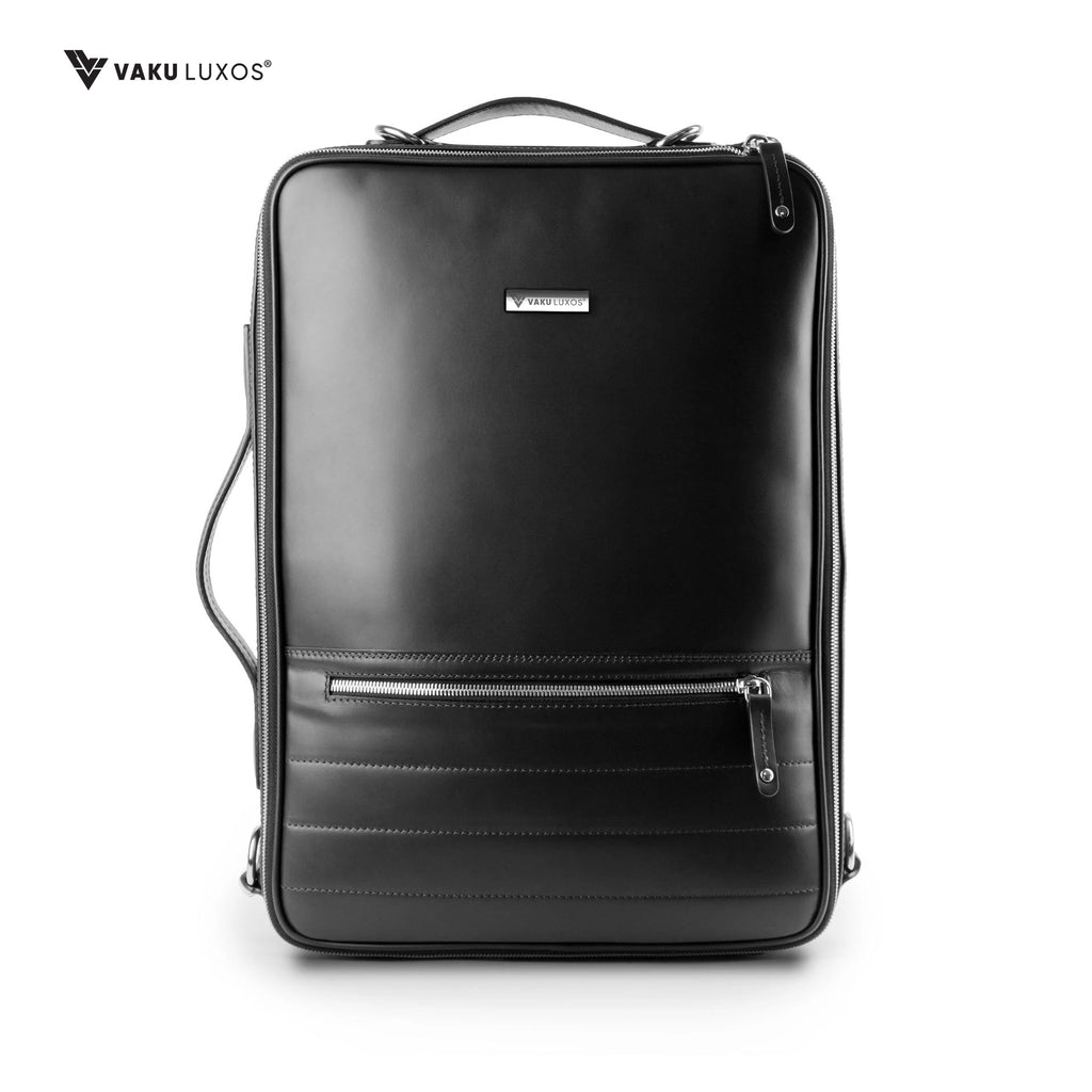 Leather Briefcase 18 Inch Laptop Messenger Backpack Bags for 