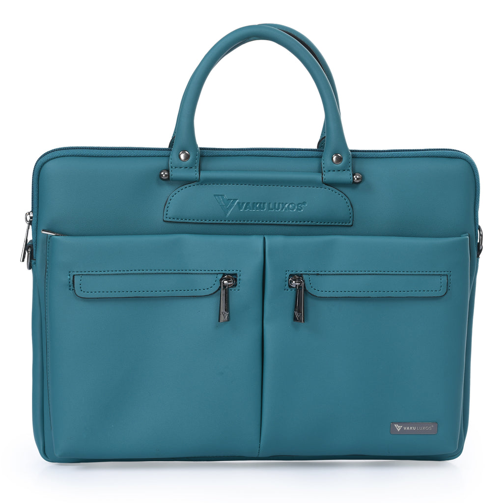 Vaku Luxos ® Marcella 14 inch Laptop Bag Premium Laptop Messenger Bag For Men and Women