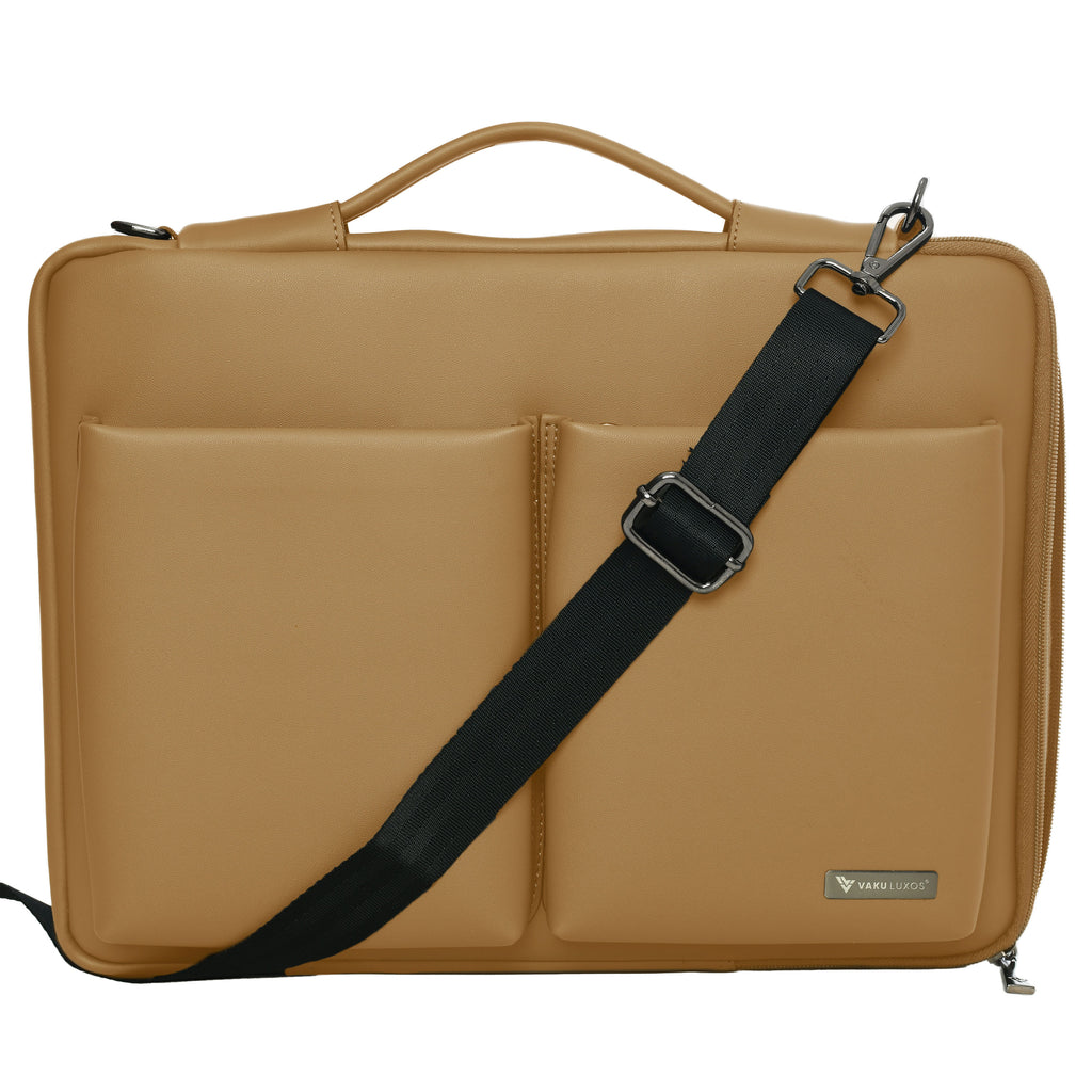 Vaku Luxos ®️ Mestella 14 inch Laptop Bag Premium Laptop Messenger Bag For Men and Women