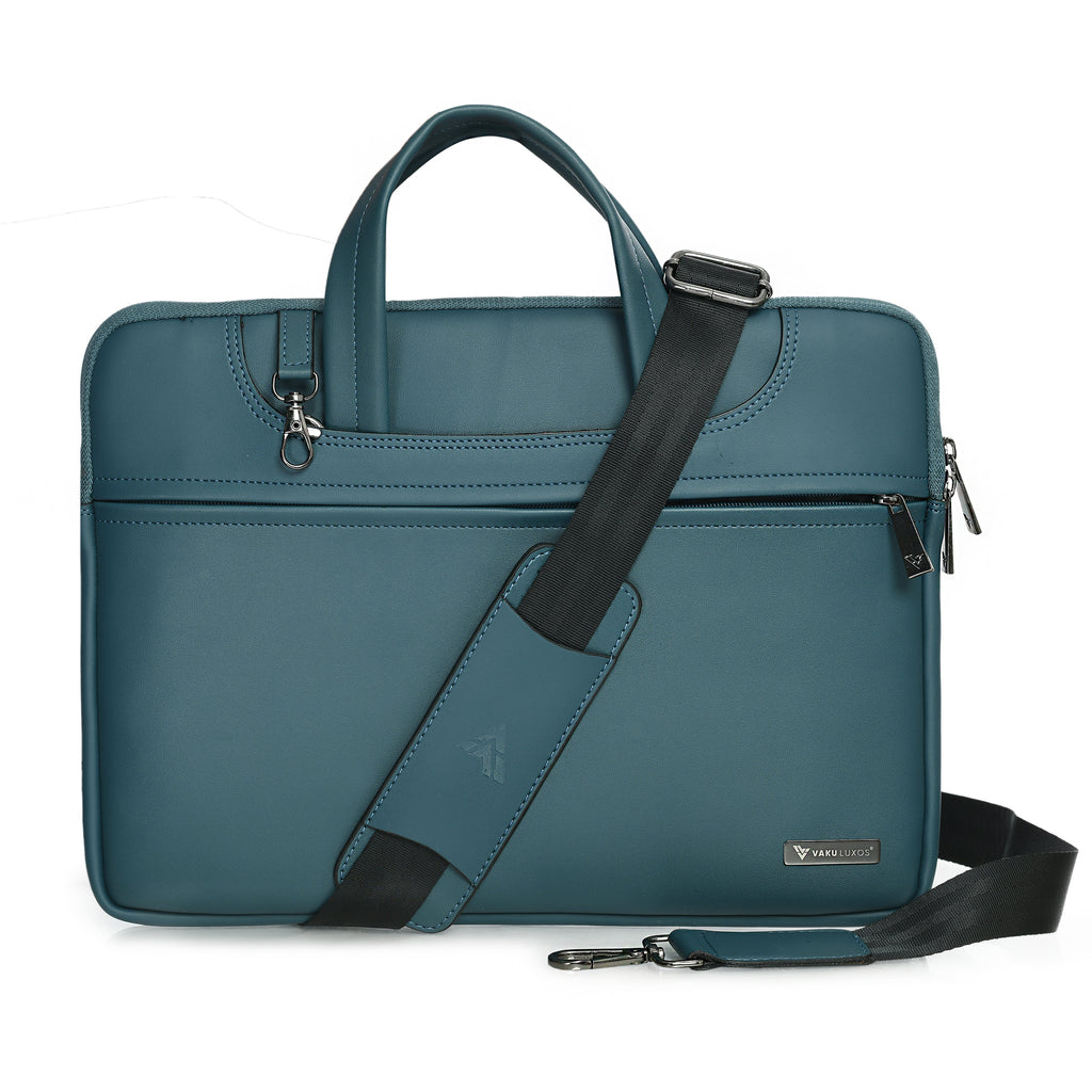 Vaku Luxos ® DA Italiano 14 inch Laptop Bag Premium Laptop Messenger Bag For Men and Women