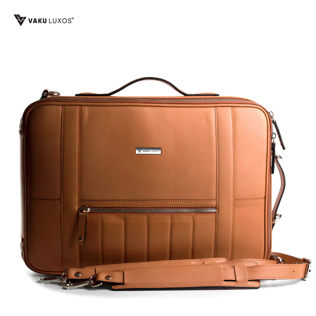 Designer Handbags Men's 14 Inch Laptop Bag Male PU Leather