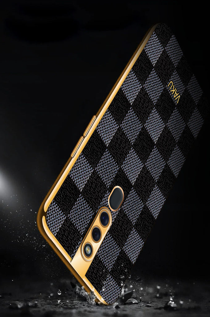 Luxury LV Leather iPhone Case with Lens Protector