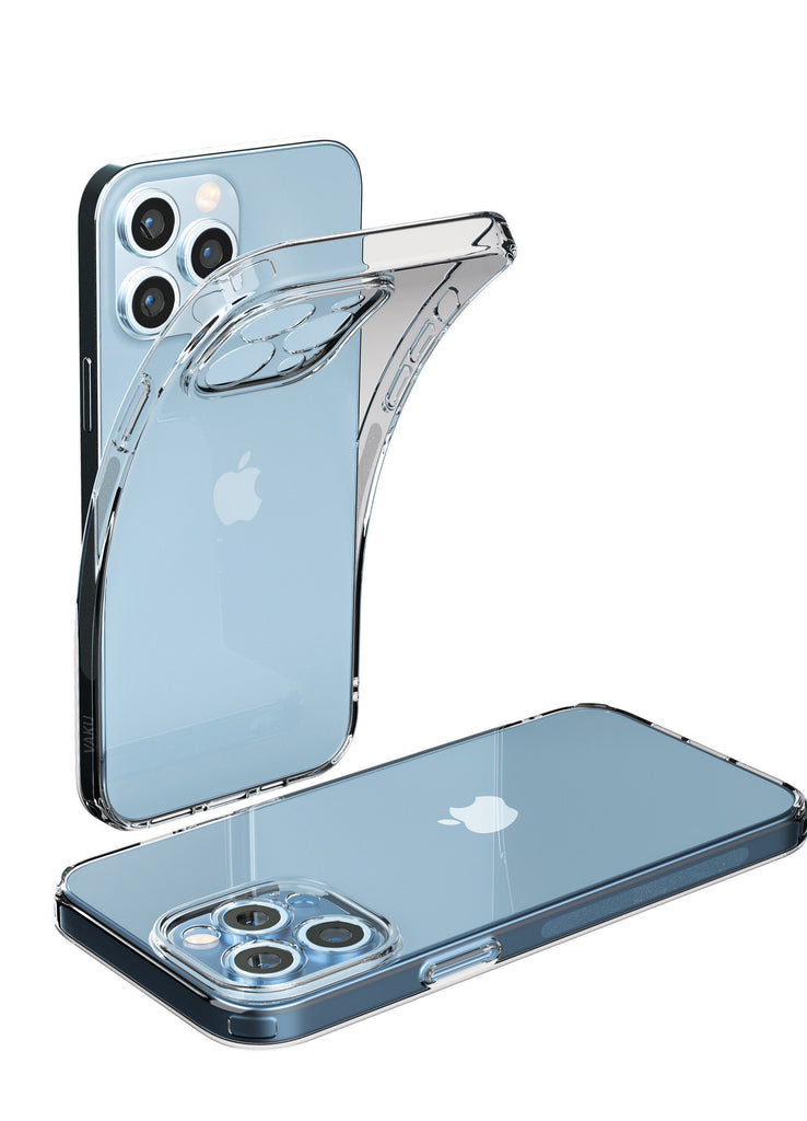 Vaku Luxos® Silicon ClearSoft Transparent case for iPhone 13 Pro Max (6.7") - Clear
