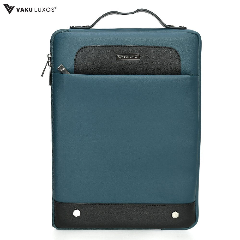 Vaku Luxos® DA Castelo Premium Collection Sleeve for Macbook 13" with Strap highly durable - Black
