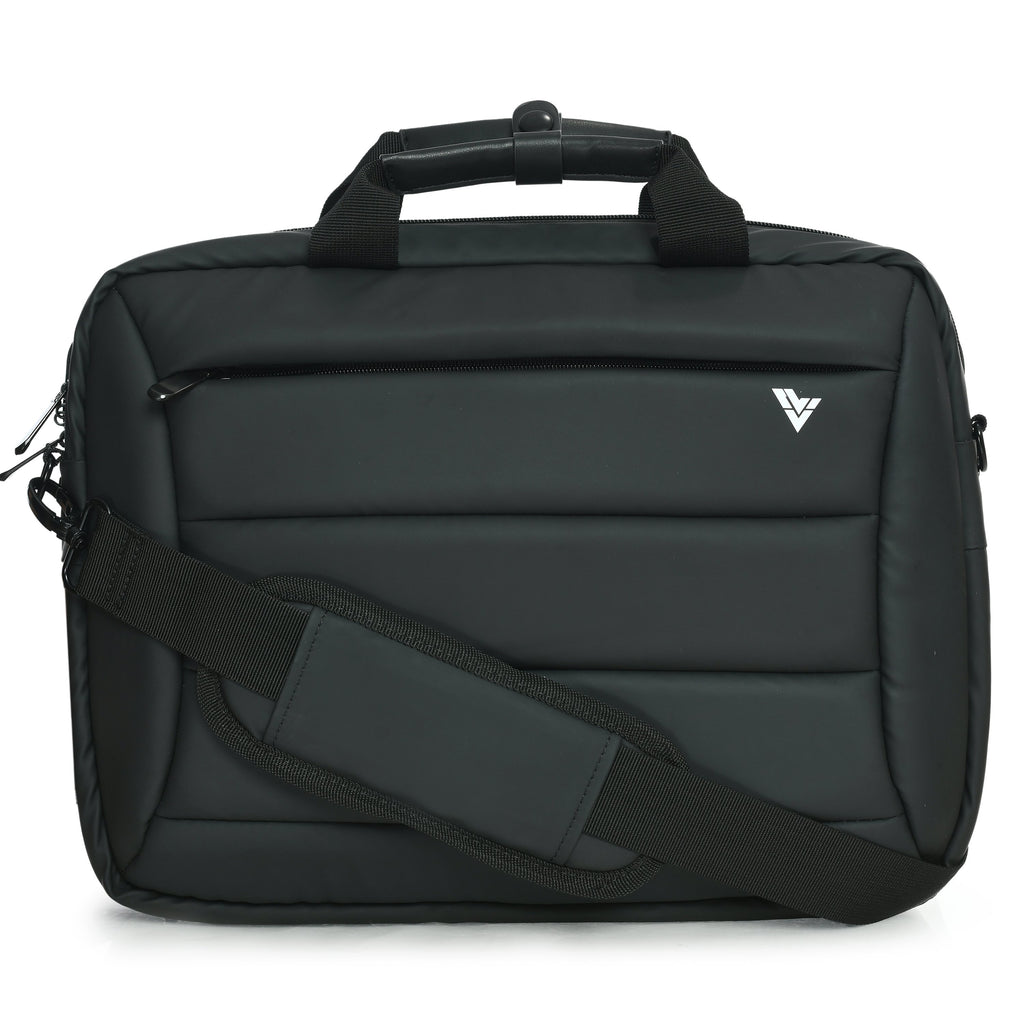 Vaku Luxos® CAMILIA Sleeve with Strap highly durable Compatilbe for Macbook 13|14" - Black