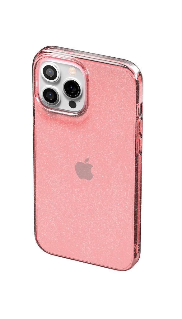 Vaku Luxos® Stardust Sparkle Gold Protective Hard case for Apple iPhone 13 Pro Max (6.7") - Glitter Pink