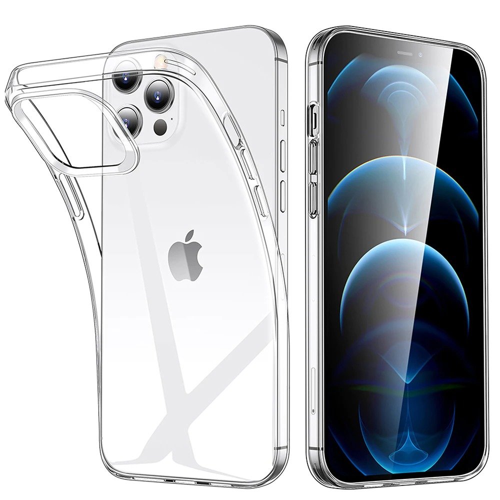 Vaku Luxos® Glassy Transparent Hard case for iPhone 12Pro Max (6.7") - Clear